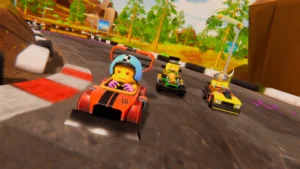 Corrida na pista de corridas.