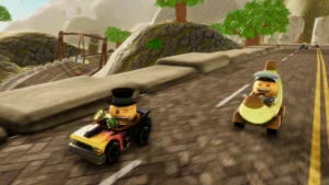 Corrida nas montanhas.