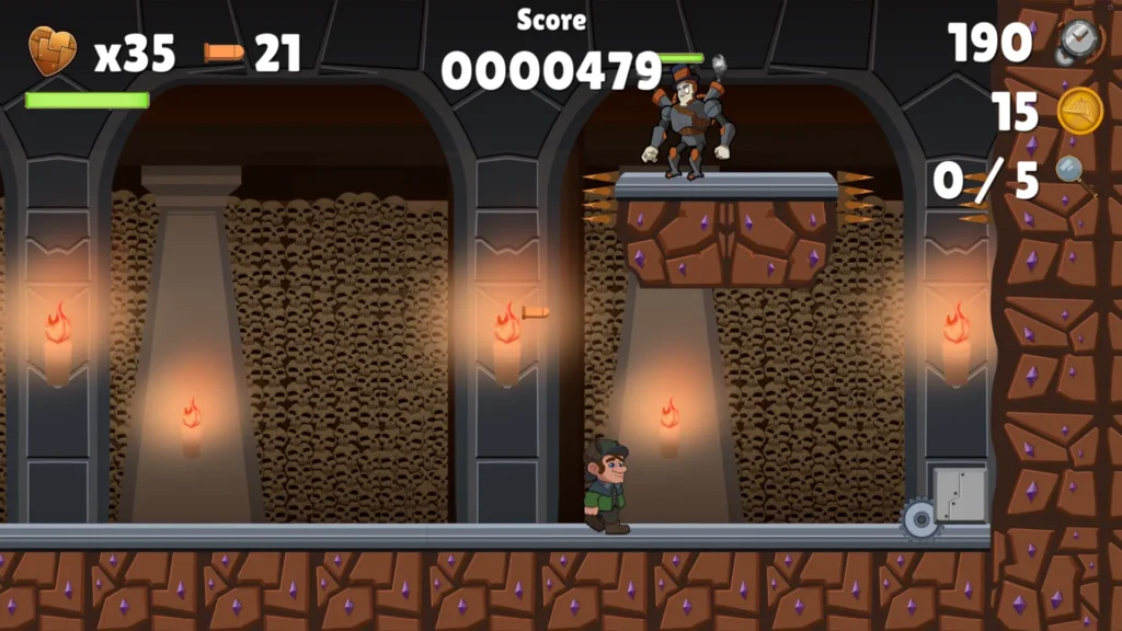 Sherlock Holmes in the catacombs.